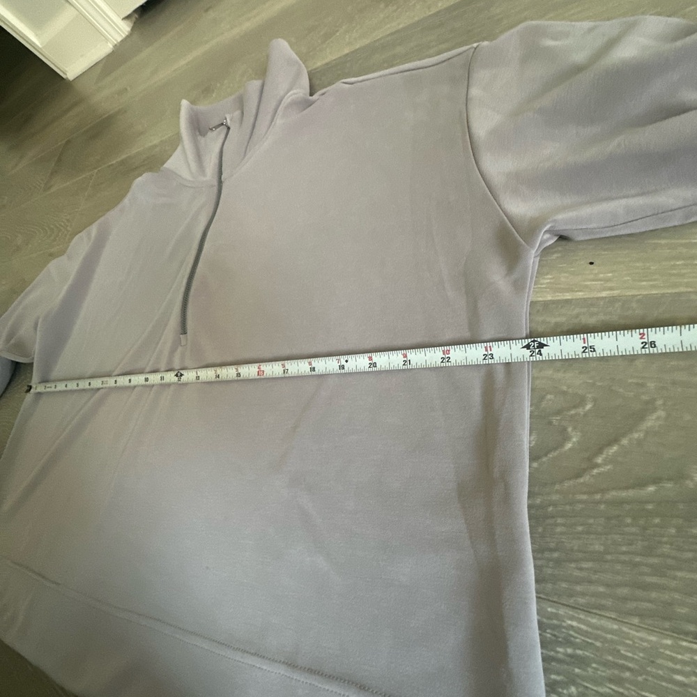 Athleta Softside Light Gray Pullover - image 8